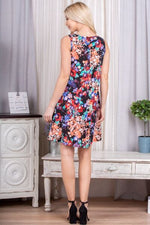 Load image into Gallery viewer, Heimish Floral V-Neck Mini Tank Dress
