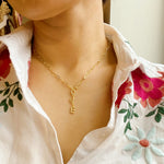 Load image into Gallery viewer, Gold Plated &quot;LOVE&quot; Dangle Necklace
