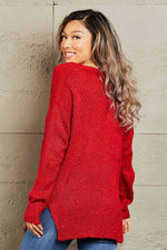 Load image into Gallery viewer, Heimish Draped Detail Knit Sweater
