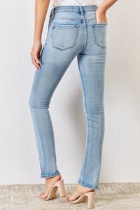 Kancan Light Wash Mid Rise Bootcut Jeans