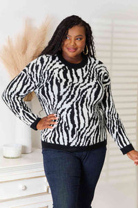 Heimish Zebra Print Sweater