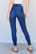 Load image into Gallery viewer, Judy Blue Marie Mid Rise Crinkle Ankle Detail Skinny Jeans
