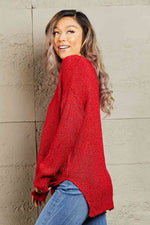 Load image into Gallery viewer, Heimish Draped Detail Knit Sweater
