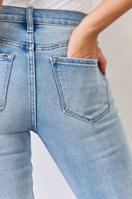 Load image into Gallery viewer, Kancan Light Wash Mid Rise Bootcut Jeans

