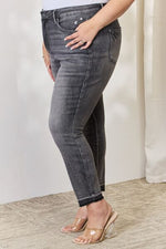 Load image into Gallery viewer, Judy Blue High Waist Tummy Control Release Hem Skinny Jeans
