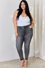 Load image into Gallery viewer, Judy Blue High Waist Tummy Control Release Hem Skinny Jeans
