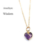 Load image into Gallery viewer, Esme Gemstone Heart Shaped Necklace
