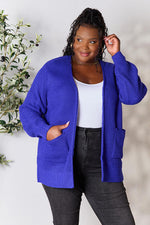 Load image into Gallery viewer, Zenana Waffle-Knit Open Front Cardigan
