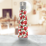 Load image into Gallery viewer, Rose Watercolor Metal Water Bottle

